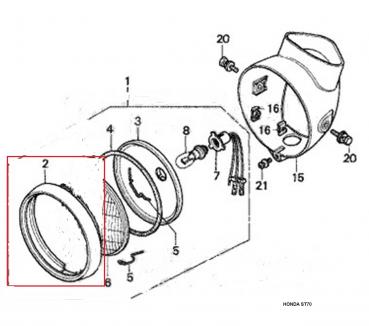 LAMPENZIEHRING HONDA 33100-130-611